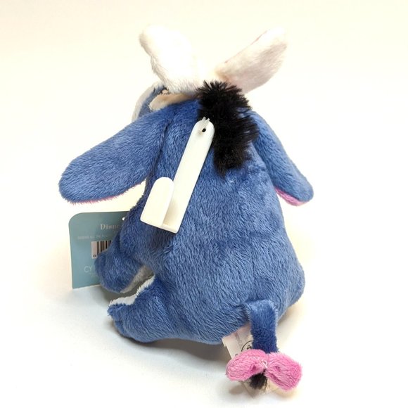 NWT New Disney Eeyore Bunny Ears Easter Cuddly 6" Mini Plush Bean Bag DanDee - Picture 2 of 3